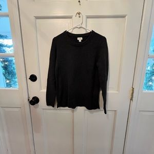 J Crew Size Small charcoal sweater